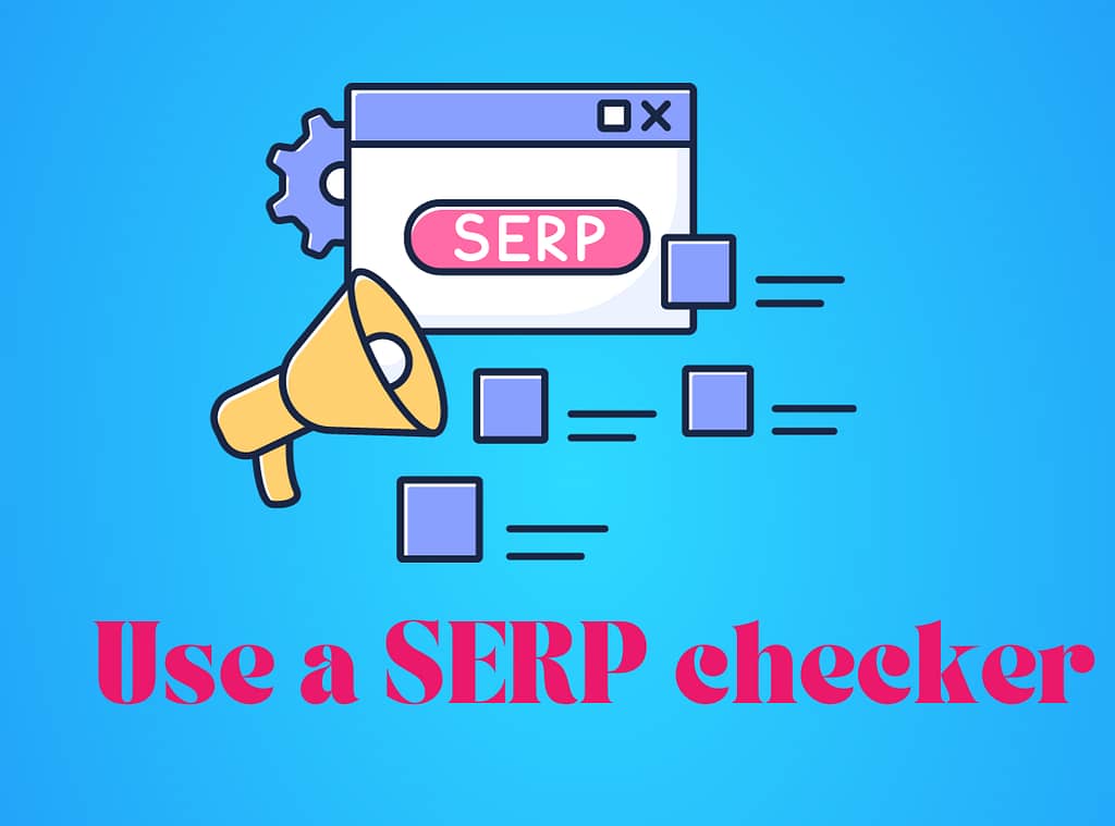 use SERP checker