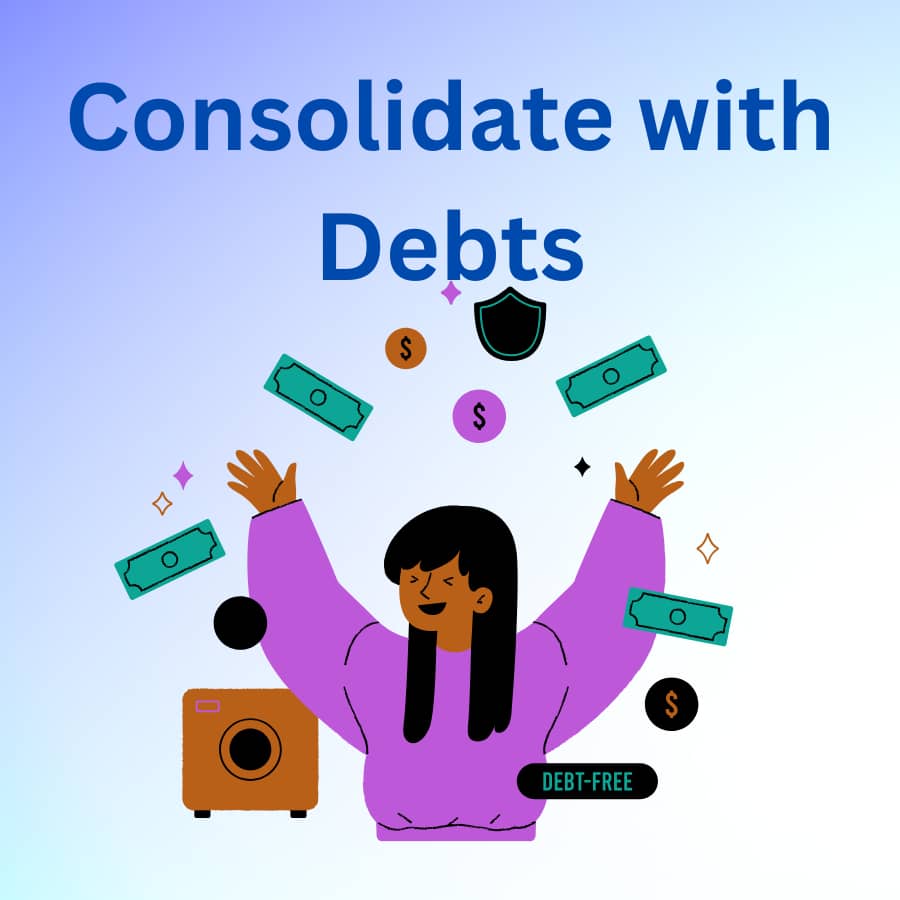 consolidate with debts